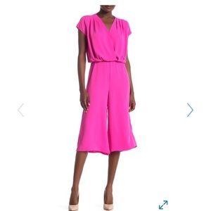 Hot pink jumpsuit